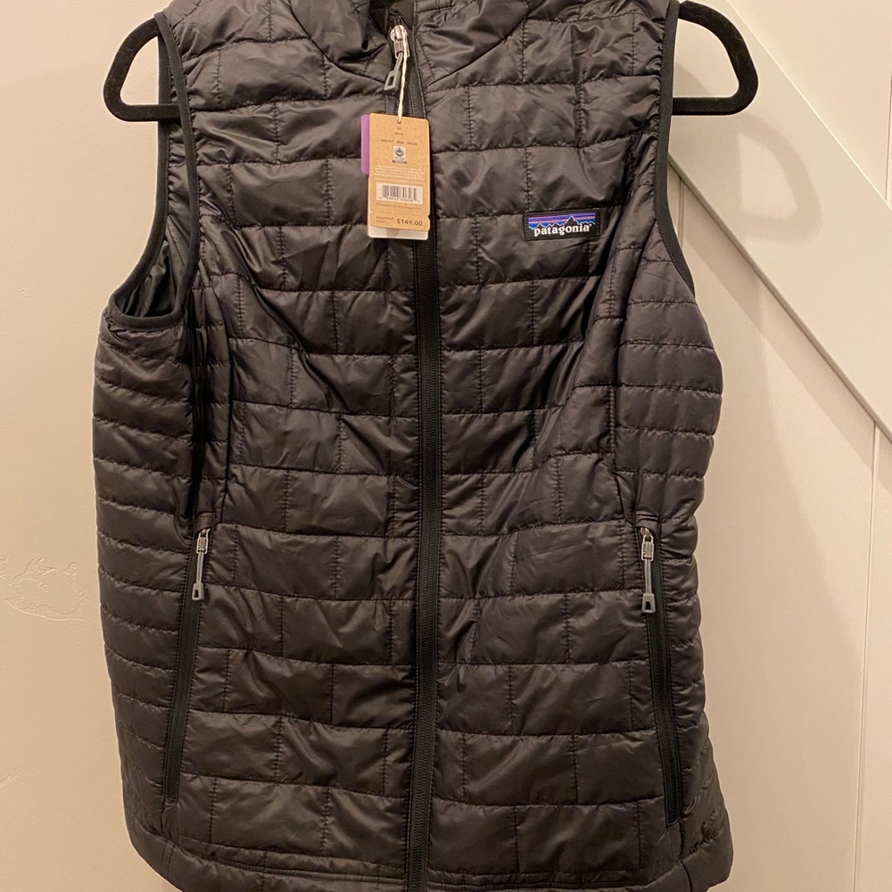 NWT Patagonia Nano Puff Vest Black Medium